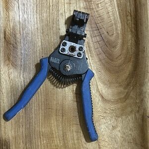 Klein Tools Wire Stripper with Blue Handles